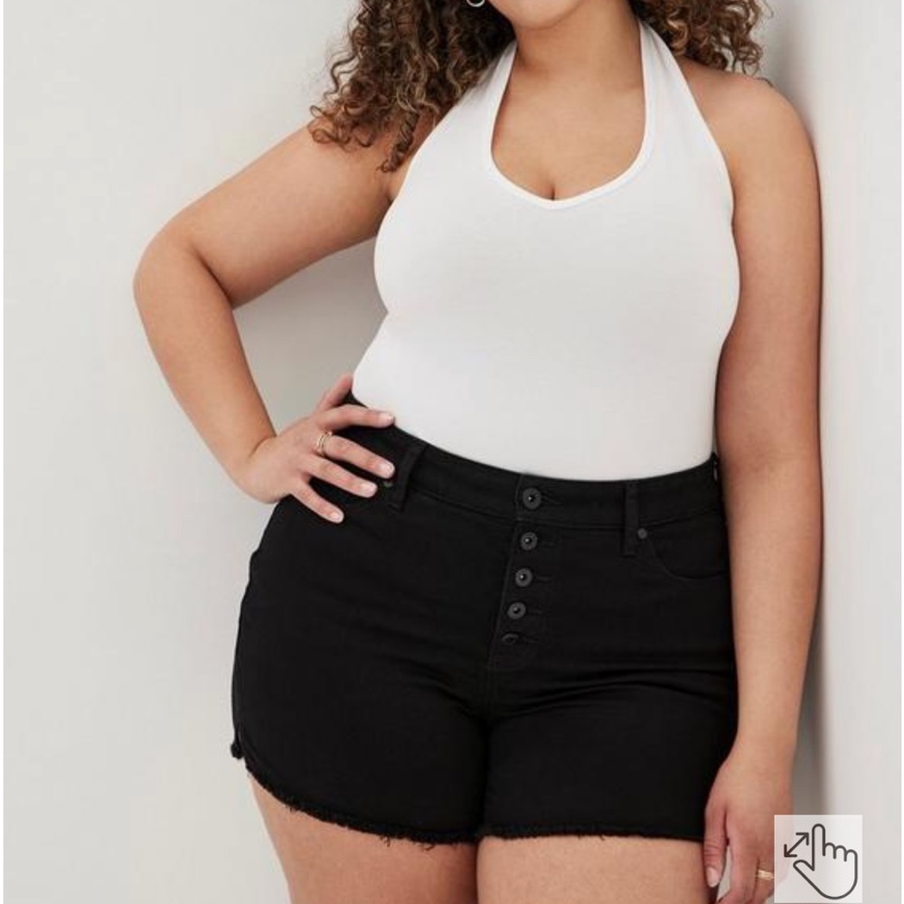 TWO Torrid size 0 halter tops